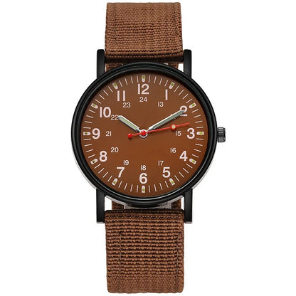 Men Watches Casual Nylon Band Sports Watch Anlog Quartz Military Wristwatches Relogio Masculino Reloj Hombre - BeeTrendyShop.COM