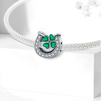 925 Sterling Silver Heart, Flower, Clover & Turtle Charm Bead – DIY Birthday Jewelry