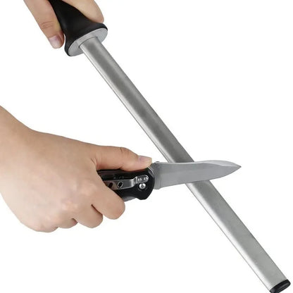Knife Sharpener Grinder – Non-Slip Handle Kitchen Sharpening Tool for Chef Knives