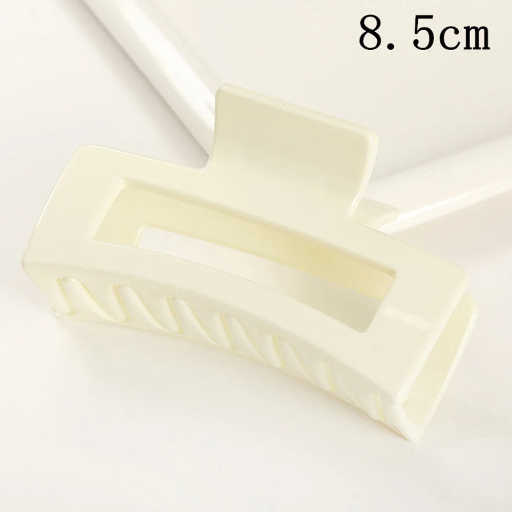 Korean Large Plastic Hair Claw Clip – Fashion Crab Barrette for Women & Girls