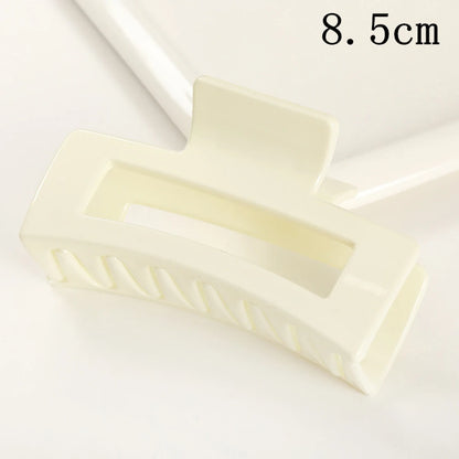 Korean Large Plastic Hair Claw Clip – Fashion Crab Barrette for Women & Girls