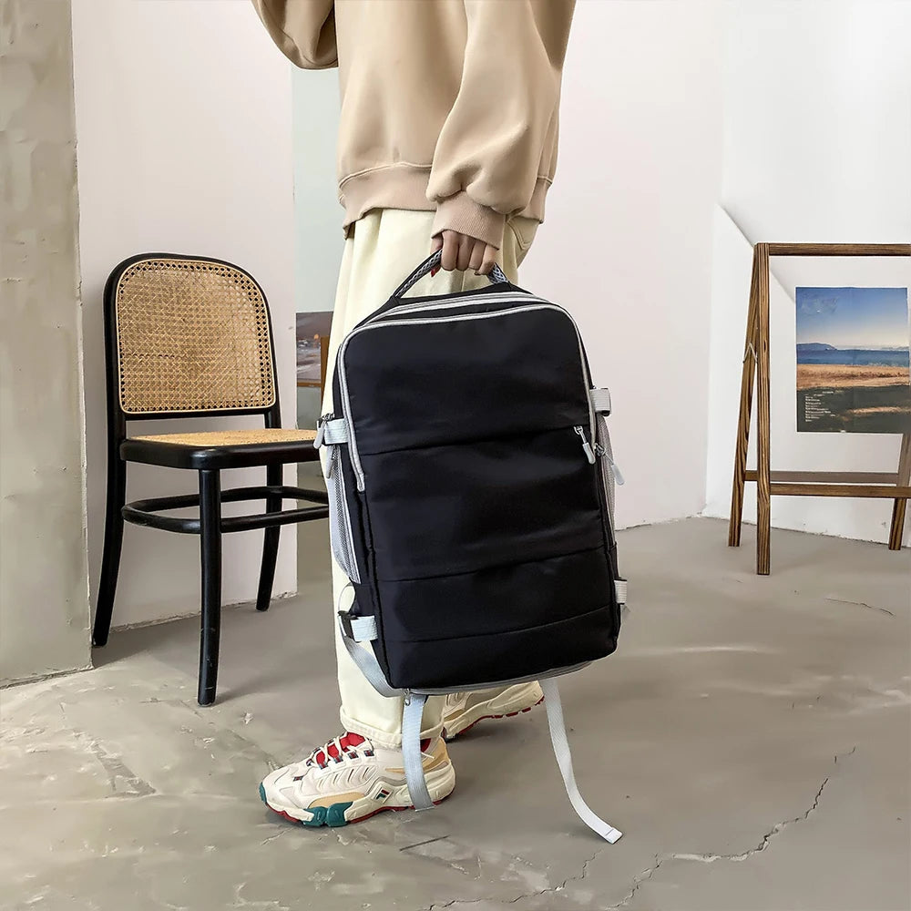 Large Capacity Fashionable Travel Backpack – Stylish & Spacious for Women & Men