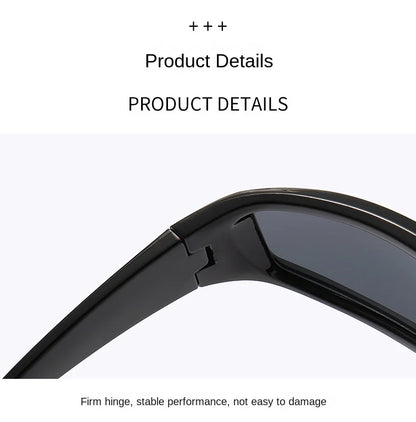 Futuristic Punk Sunglasses – UV400 Concave Shape Cool Style for Men & Women