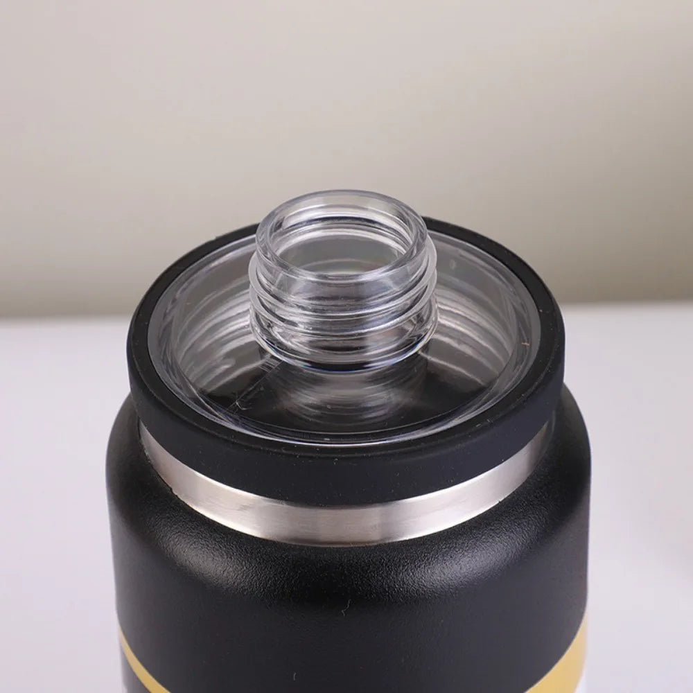 800ML Large Capacity Stainless Steel Thermos – Leakproof Vacuum Flask Sports Bottle