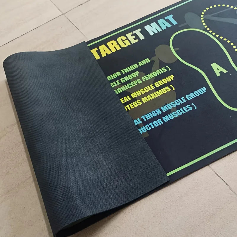 Non-Slip Squat Mat – Durable Two-Color Exercise Mat for Home & Gym Workouts