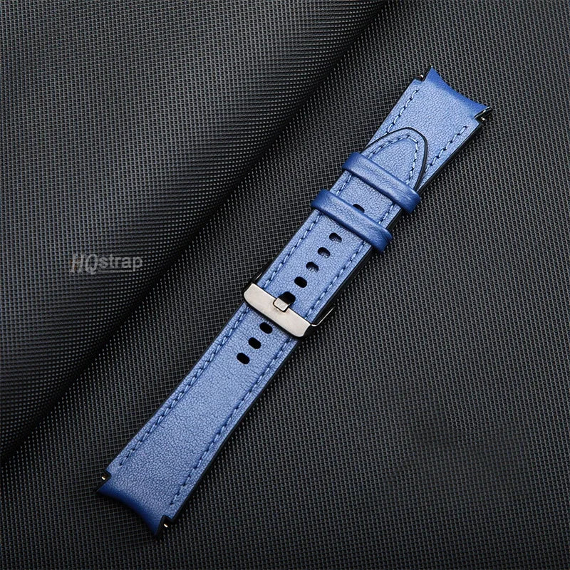 No Gaps Silicone Leather Strap for Samsung Watch 6 5 4 40mm 44mm Watch Band for Samsung Galaxy Watch5 Pro Classic 42mm 46mm Belt - BeeTrendyShop.COM