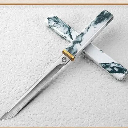 BBQ Utility Kitchen Knife – Sharp Boning & Butcher Chef Knife with Sheath