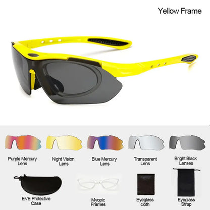 Cycling Sports Sunglasses – UV400 Road & Mountain Bike Eyewear Unisex