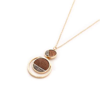 Circular & Square Multilayer Hip Hop Necklace – Long Chain Unisex Jewelry