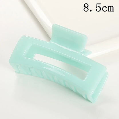 Korean Large Plastic Hair Claw Clip – Fashion Crab Barrette for Women & Girls