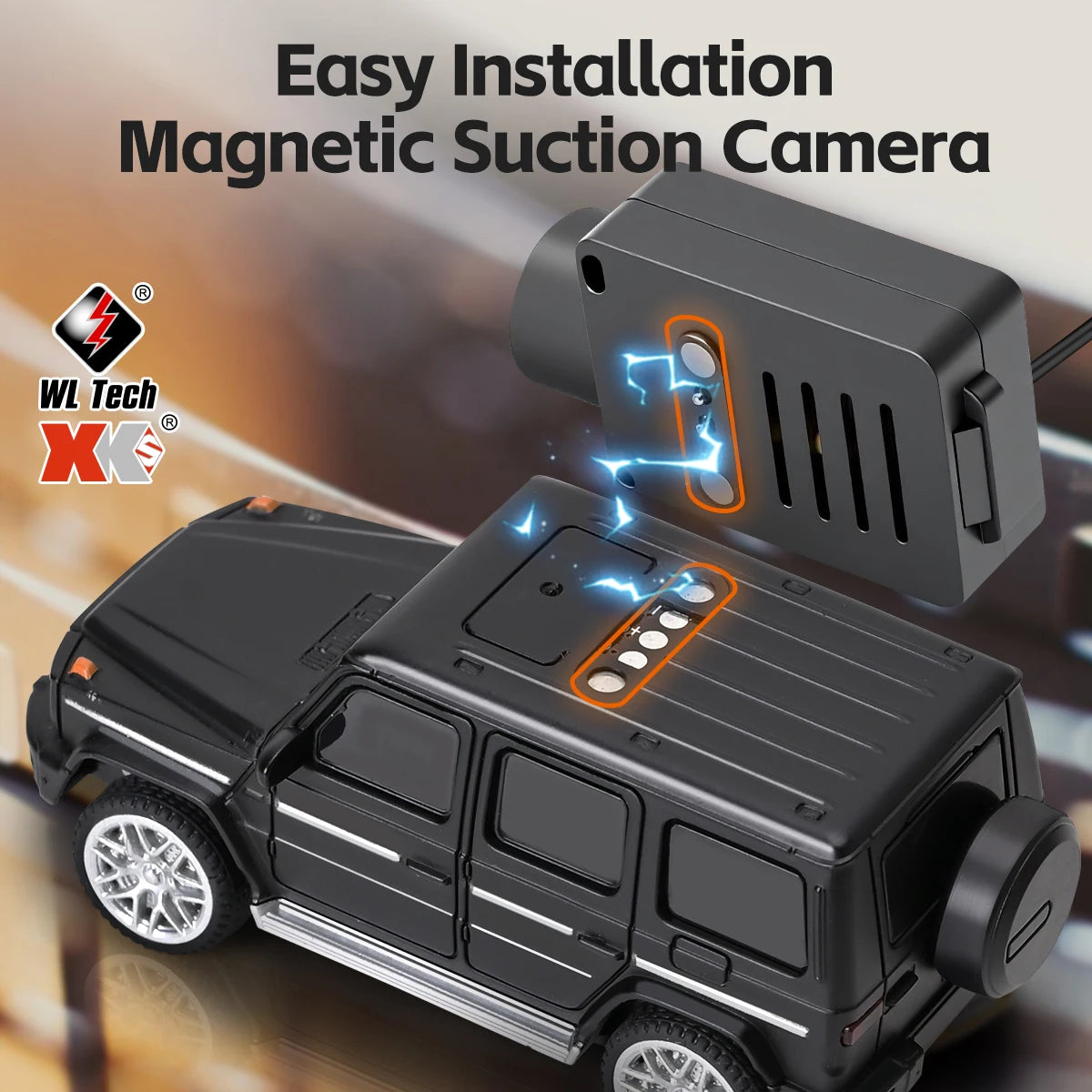 WLtoys 1/64 Mini RC Car with 720P FPV Camera – WiFi APP & 2.4G Remote Control (6405/6406)