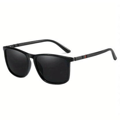 Men's Polarized Sports Sunglasses – UV400 Mirror Square Fishing Eyewear