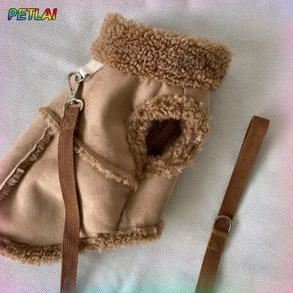 Dog Vest Jacket – Luxury Soft Cotton Winter Coat for Small & Medium Dogs | Autumn Winter | XS–XL