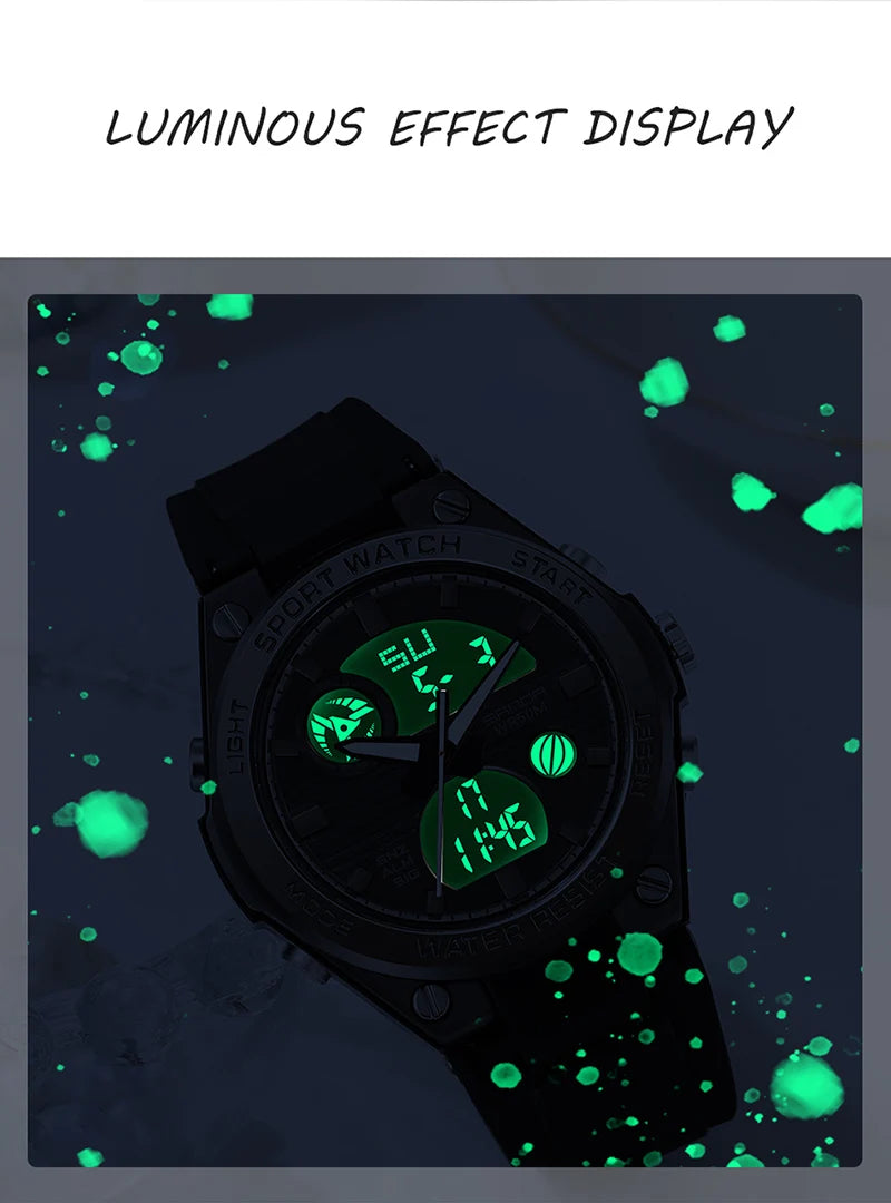 SANDA Brand G Style LED Digital Watch Women Sport Chronograph Lady Quartz Wristwatch 50m Waterproof Female Girl Electronic Clock