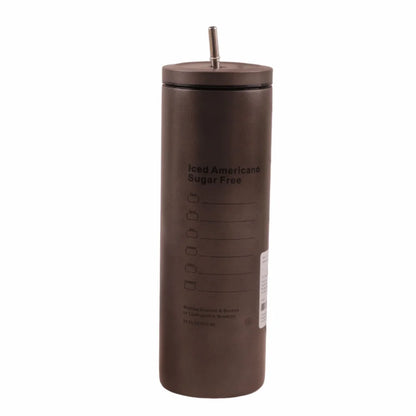 600ML Creative Thermal Water Bottle – Large Capacity Insulated Tea Mug Stainless Steel