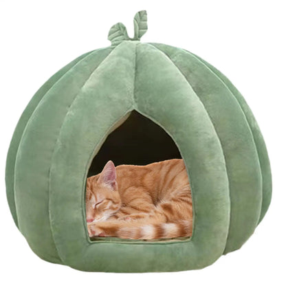 Cozy Winter Plush Pet Bed - Round Bed for Medium-Large Dogs & Cats - BeeTrendyShop.COM