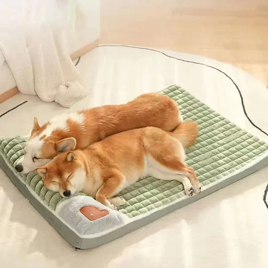 Orthopedic Memory Foam Dog Bed - Machine Washable for All-Size Dogs & Cats