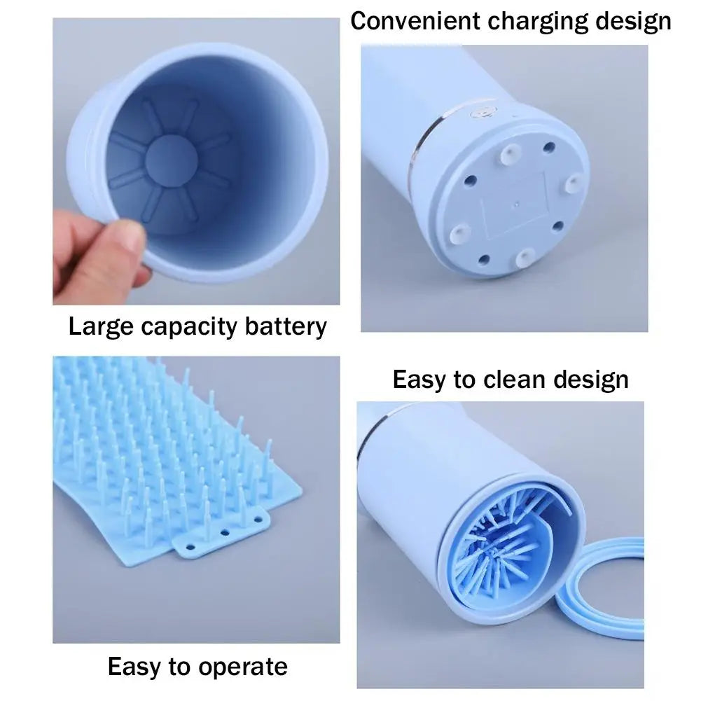 Electric Dog Paw Washer – USB Rechargeable Pet Paw Cleaner Cup