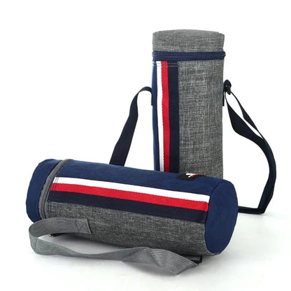 1.5L Insulated Water Bottle Cooler Bag – Thermal Oxford Cloth Tote for Camping & Travel