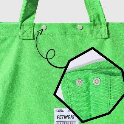 Soft Breathable Walk-Design Pet Carrier Bag – Nylon Backpack for Cats & Dogs