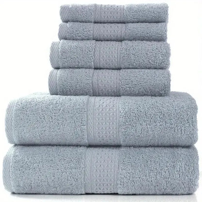 Solid Color Cotton Bath Towel 35x75cm – Soft, Absorbent & Multipurpose