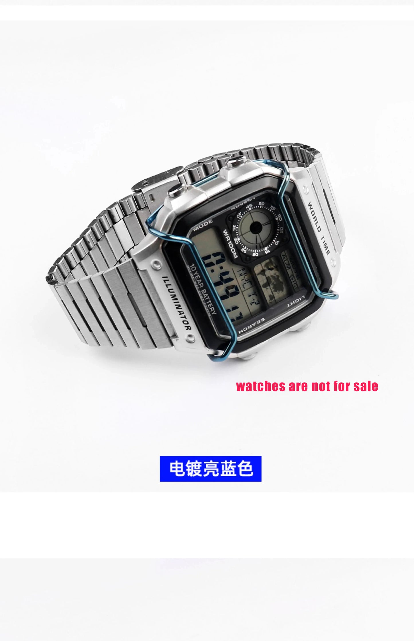 For CASIO Electronic Watch Case AE1200/AE1300 series Men Metal Anti-collision stainless steel Modified watch bezel Bumper