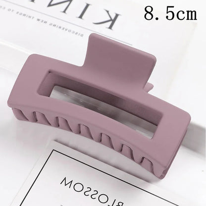 Korean Large Plastic Hair Claw Clip – Fashion Crab Barrette for Women & Girls