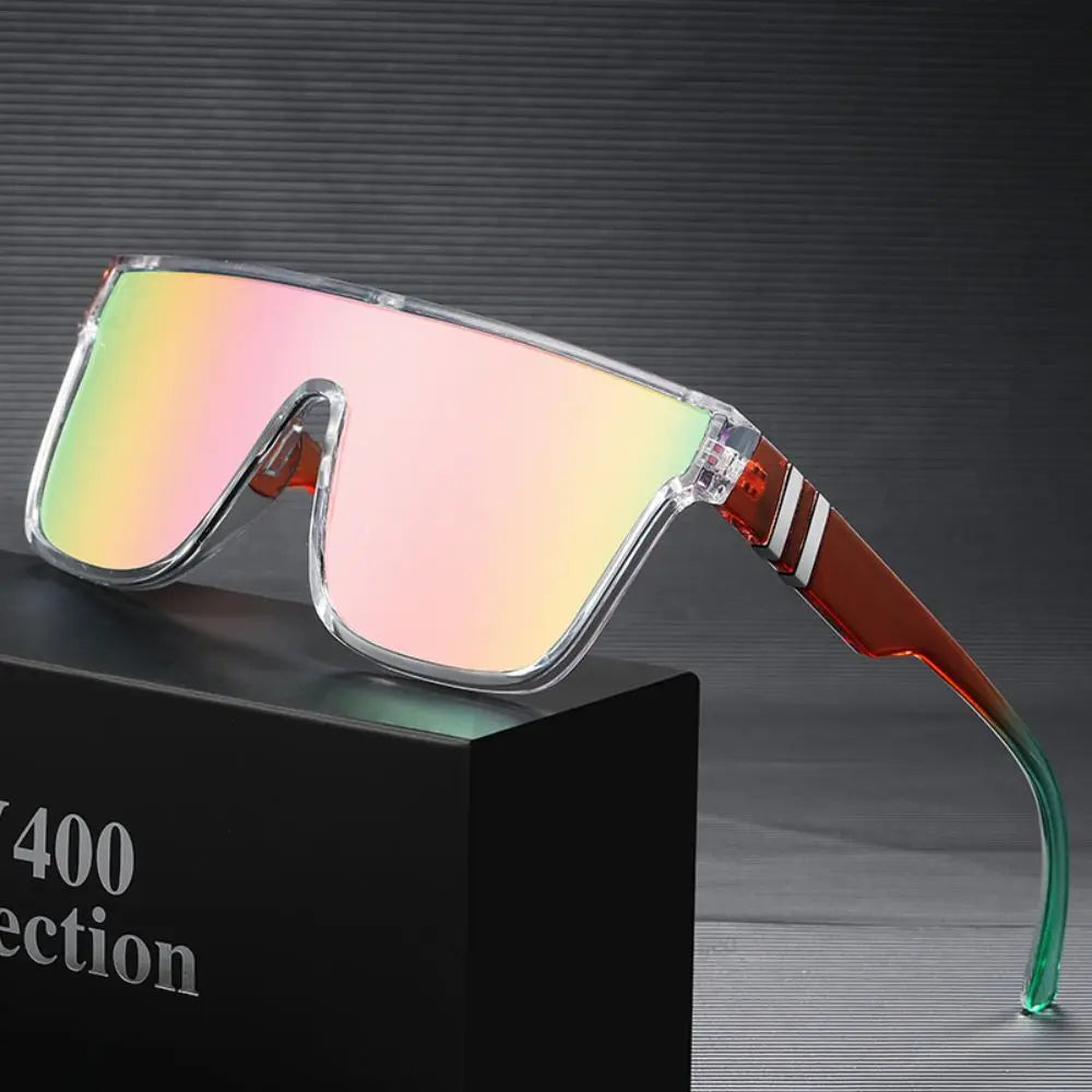 Fishing Sunglasses – UV400 Square Outdoor Sport Driving Shades for Men & Women