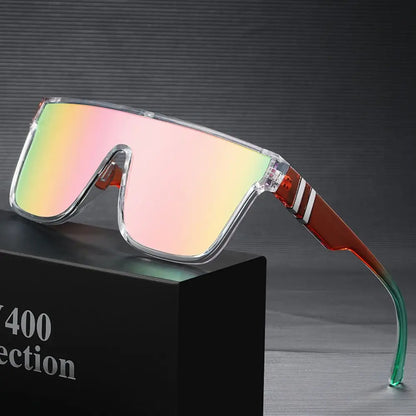 Fishing Sunglasses – UV400 Square Outdoor Sport Driving Shades for Men & Women