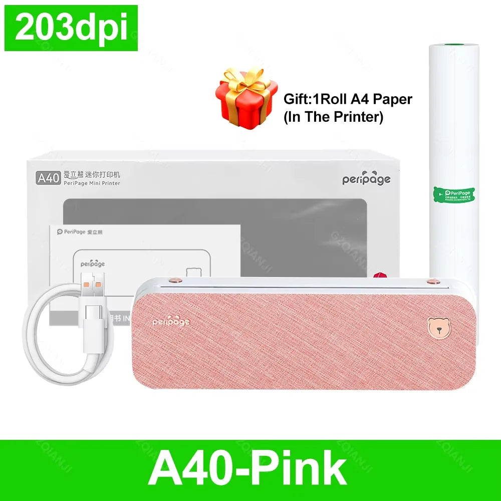 A4 Printer Wireless, No Ink or Toner