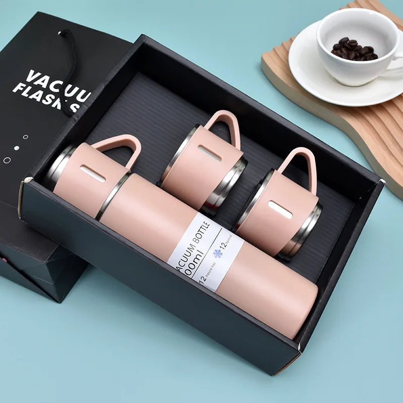 Stainless Steel Thermal Water Bottle – Vacuum Flask for Water, Tea & Coffee