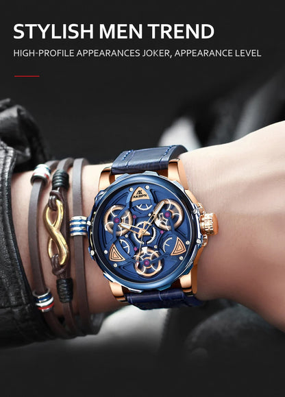 A high-end men's watch with cool retro and trendy style quartz watch - BeeTrendyShop.COM