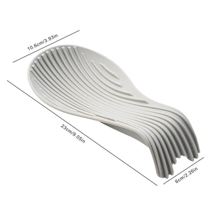 Silicone Insulated Spoon Holder & Placemat – Heat Resistant Cutlery Shelving Kitchen Tool
