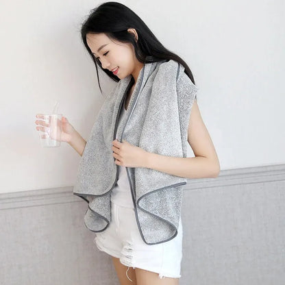 1PCS Thickened Bath Towels for The Body Microfiber Towel for Gym Sports Shower Robe for Spa Beath Home - BeeTrendyShop.COM