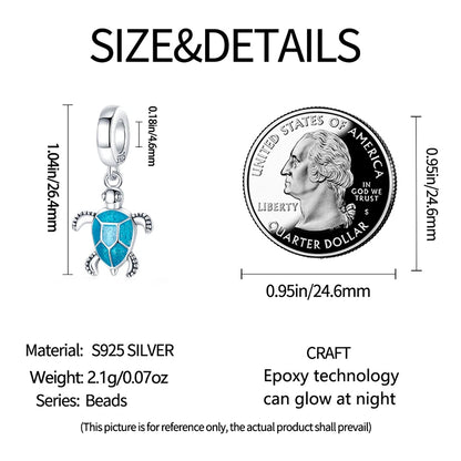 925 Sterling Silver Chameleon Luminous Butterfly Charm Bead – DIY Jewelry
