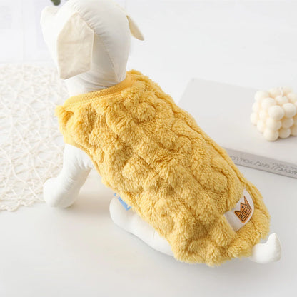 Cute Dog & Cat Sweater - Cozy Knit Hoodie with Harness Hole for Small Dogs - BeeTrendyShop.COM