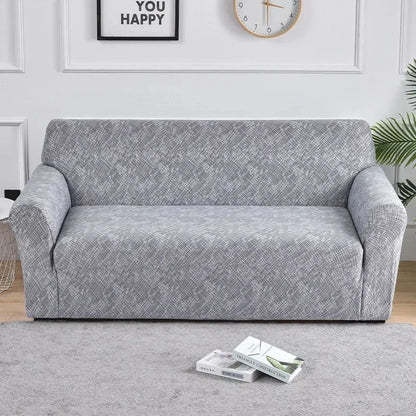 1pc Flower Printed Elastic Sofa Cover Antidirty Spandex Sofa Cover Furniture Protector for Bedroom Office Living Room Home Decor - BeeTrendyShop.COM