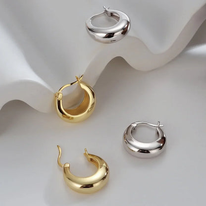 925 Sterling Silver Sparkling Hoop Earrings – Moon Pearl Heart Crystal Jewelry for Women