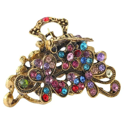 Large Frosted Square Hair Claw Clip – Solid Color Barrette for Women & Girls