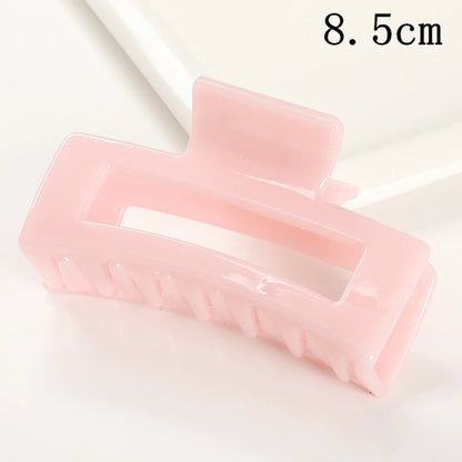Korean Large Plastic Hair Claw Clip – Fashion Crab Barrette for Women & Girls