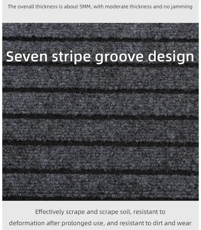 Modern Minimalist Square Floor Mat - Durable, Stain/Fade Resistant, Non-Slip Rubber Backing, Machine Washable for Indoor/Outdoor - BeeTrendyShop.COM