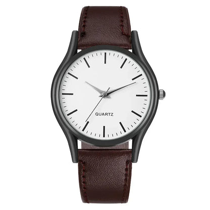 Watches for Men Reloj Hombre Fashion Retro Business Hand Watch Leather Watches Quartz Wristwatch Clock Gift Relogios Masculino - BeeTrendyShop.COM