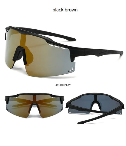 Gifansee Sport Cycling Sunglasses – UV400 Mirror Gradient for Hiking, Golf & Baseball