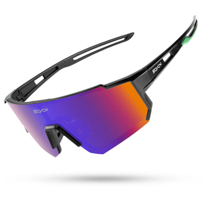 SCVCN Sport Cycling Sunglasses – TR90 Frame UV400 for Hiking & Baseball
