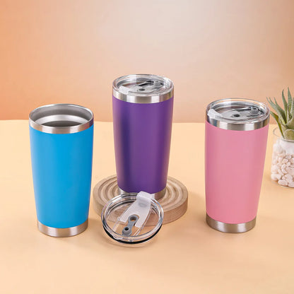 20 Oz Stainless Steel Thermal Water Bottle – Vacuum Flask for Tea, Coffee & Water