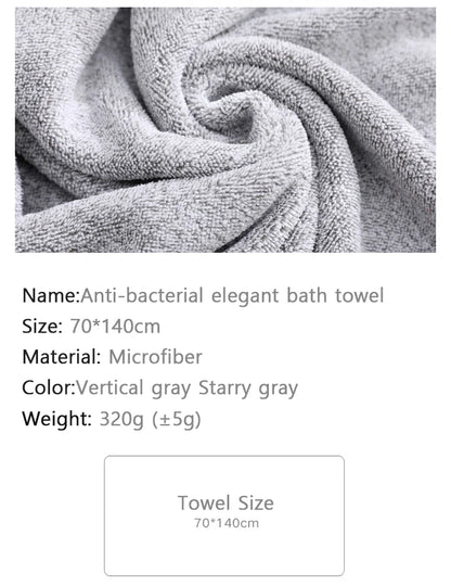 1PCS Thickened Bath Towels for The Body Microfiber Towel for Gym Sports Shower Robe for Spa Beath Home - BeeTrendyShop.COM