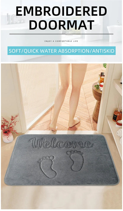 1pc Anti-Slip Cobblestone Floor Mat for Bathroom, and Absorbs Water and Reduces Slips and Falls - BeeTrendyShop.COM