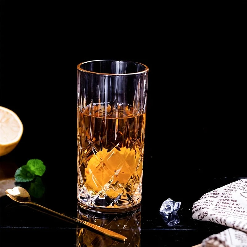 423ML Stemware Glass Cup – Elegant Drinking Glass for Water Beer Soda Party