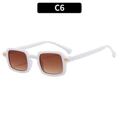 RMM Luxury Rectangle Sunglasses – Vintage Mirror UV400 for Women & Men