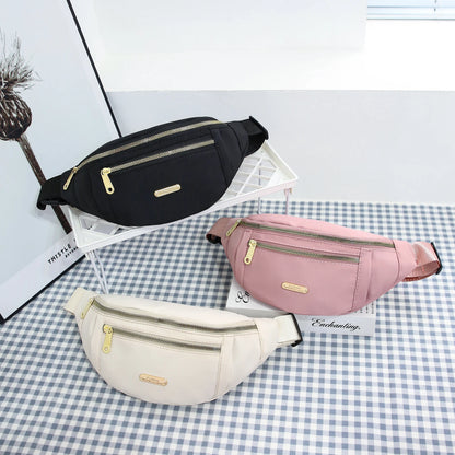 Fanny Packs for Women Men Belt Bag Fashion Waist Packs Lightweight Crossbody Bags Bum Bag for Running Hiking Travel Workout - BeeTrendyShop.COM